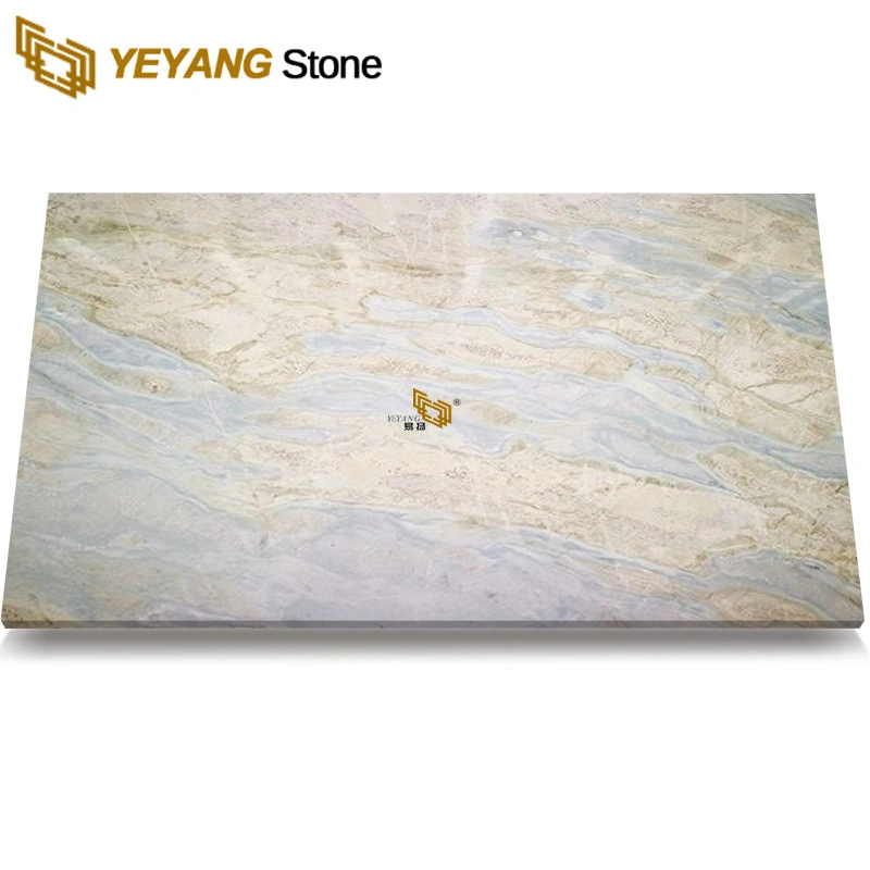 Polished Natural Blue Roman Impression Marble for Table/Flooring/Walling/Tiles