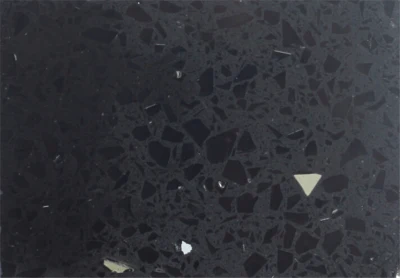Black Artificial Marble Similar with Engineered Quartz Stone