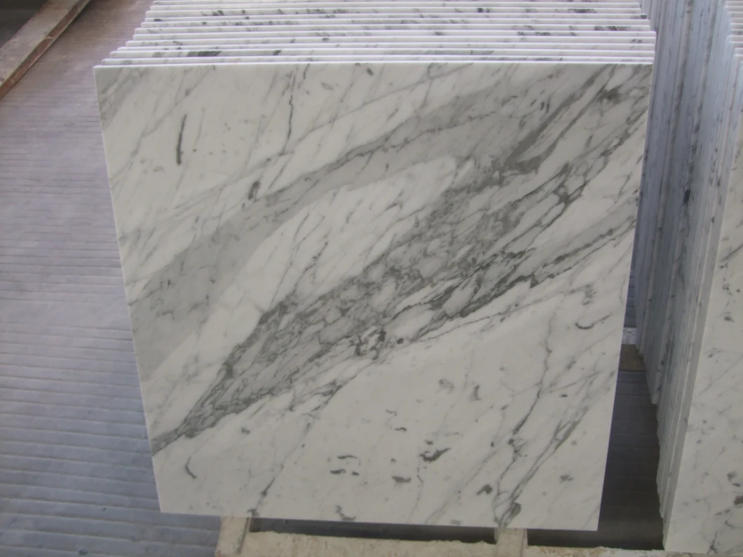 China Hall Natural Stone Slab Calacatta/Arabescato White/Black/Beige/Grey Marble for Bathroom and Kitchen Wall /Floor Tile/Countertop/Mosaic/Stair Design