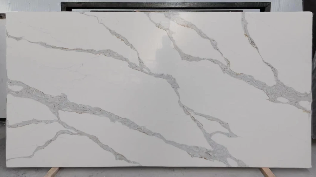 Quartz Stone Calacatta White Slabs