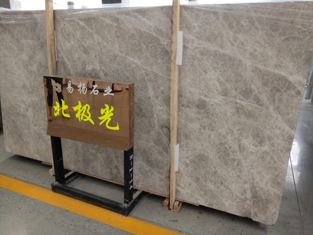 Natural Stone White/Grey Slab Marble for Countertop/Vanity/Table/Wall/Flooring Building Project Engineered Supplier