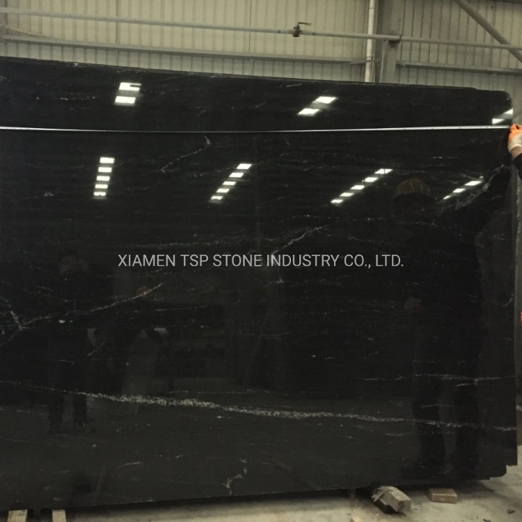 Natural Granite Via Lactea Black Granite Slab