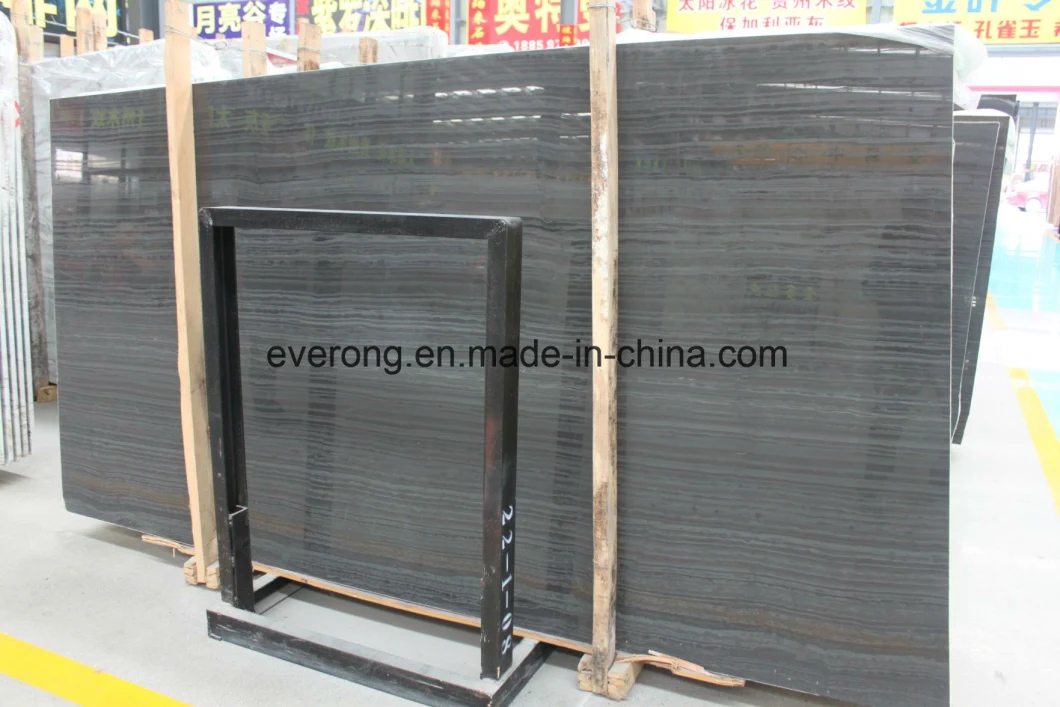 Black Serpeggiante Marble Black Wood Vein Marble for Tiles&Slabs