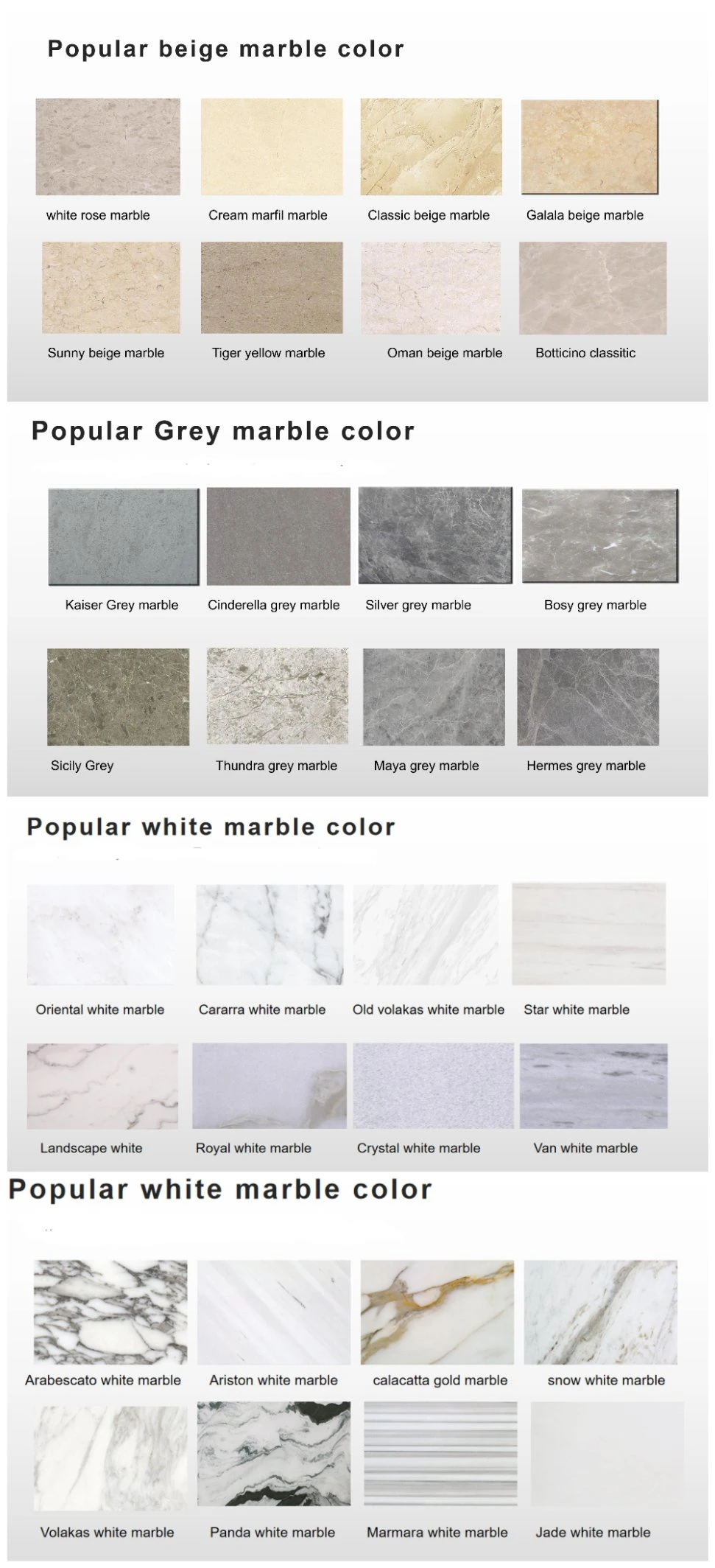 China Hall Natural Stone Slab Calacatta/Arabescato White/Black/Beige/Grey Marble for Bathroom and Kitchen Wall /Floor Tile/Countertop/Mosaic/Stair Design