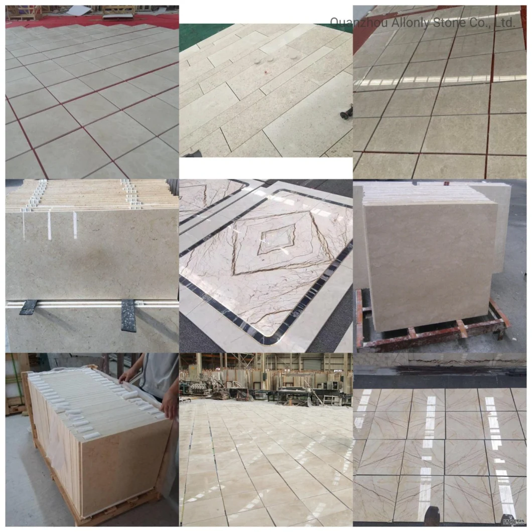 Kinds of Marble Cut Size to Floor/Wall/Countertop/Vanity Top/Mosaic/Stair Decoration for Commercial Project, Hotel, Villa